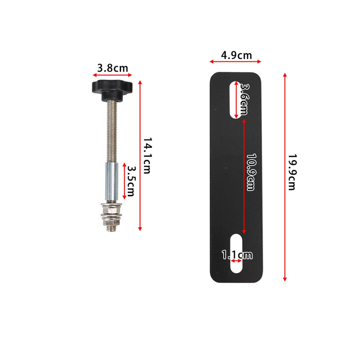 Mounting Pins Kits Hardware Easy to Install Professional for Traction Boards
