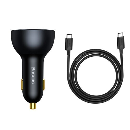 160W Car Charger Baseus USB Type C QC 5.0 Fast Charging For iPhone 14 Pro Laptop