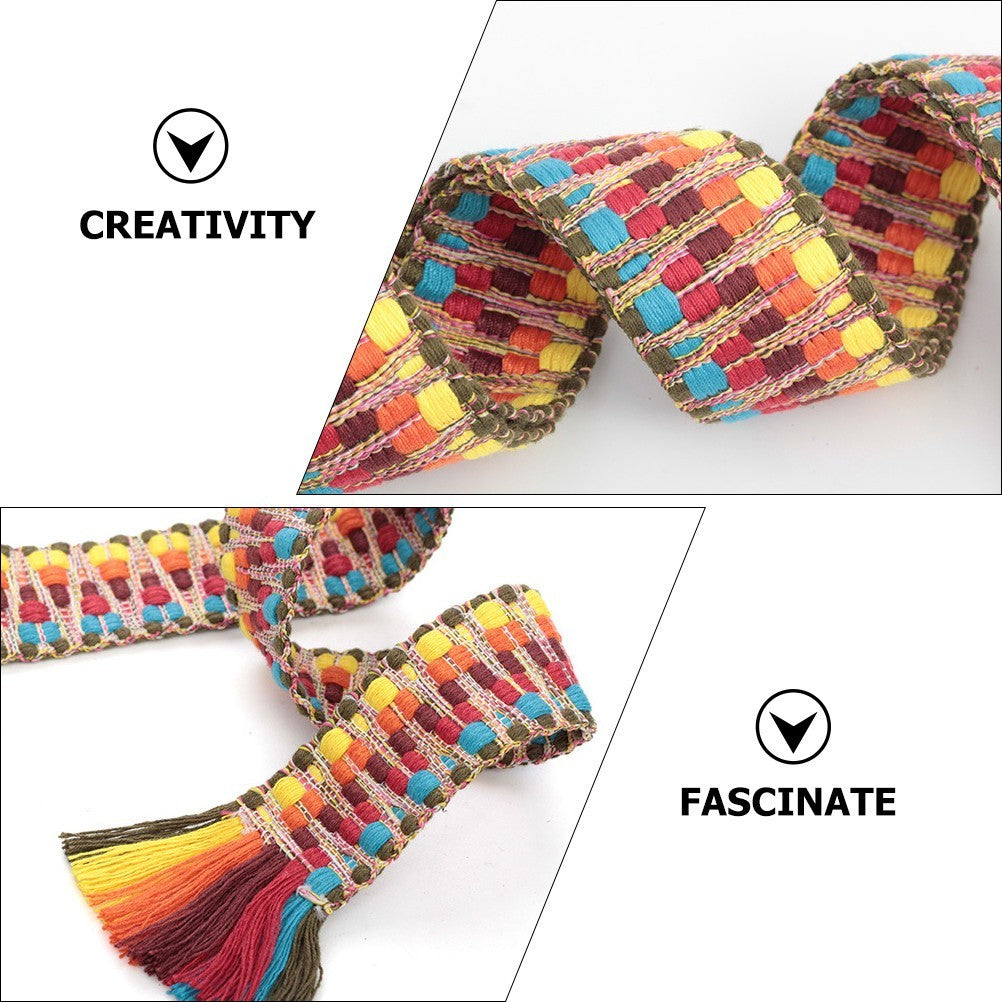 Wear-resistant Guitar Strap Adjustable Guitar Belt Bohemian Style Bass Guitar