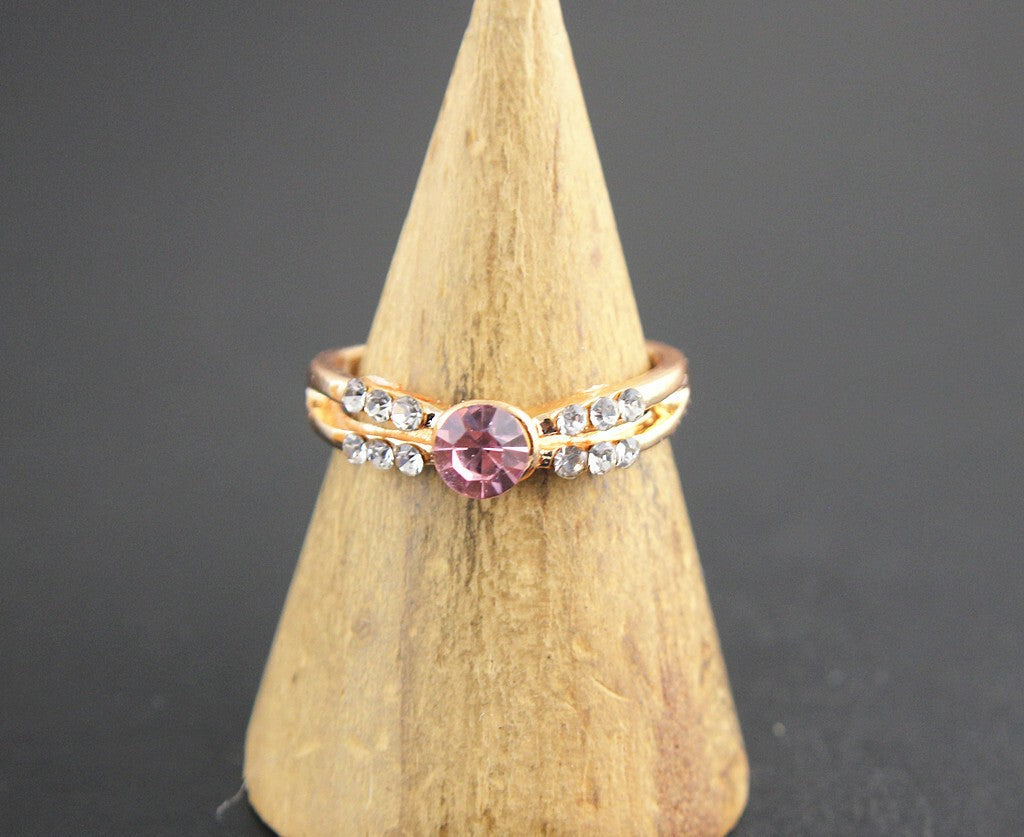 60pcs Mixed Style Rhinestone Rings Wholesale Lots Women Fashion Jewellery Ring