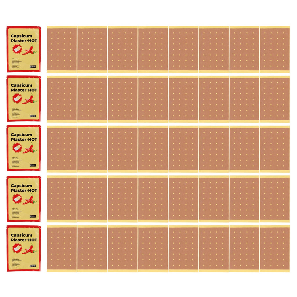 40pcs Pain Patches Capsaicin Extract Remove Discomfort Breathable Muscle Str