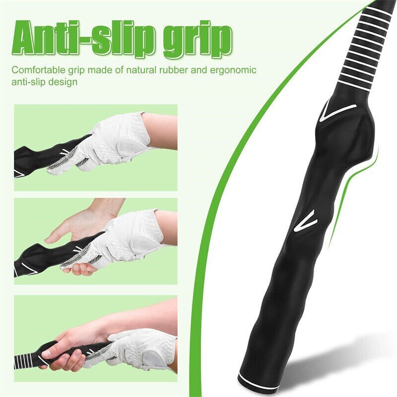 Golf Retractable Swing Club Soundable Swing Trainer Golf Indoor Training Aids