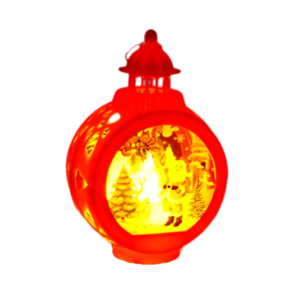 Christmas Decorative Candle Lantern Bedside Lamp Tabletop Family Candle Lantern