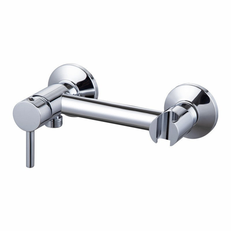 Bathroom Shower Bar Mixer Valve Tap Hot Cold Faucet Chrome Brass Wall Mount