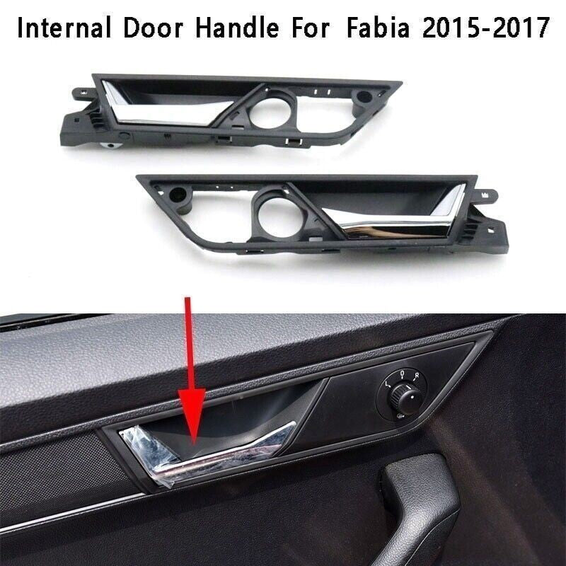 Right Internal Door Handle Car Door Internal Actuator for Fabia 2015-20 UK