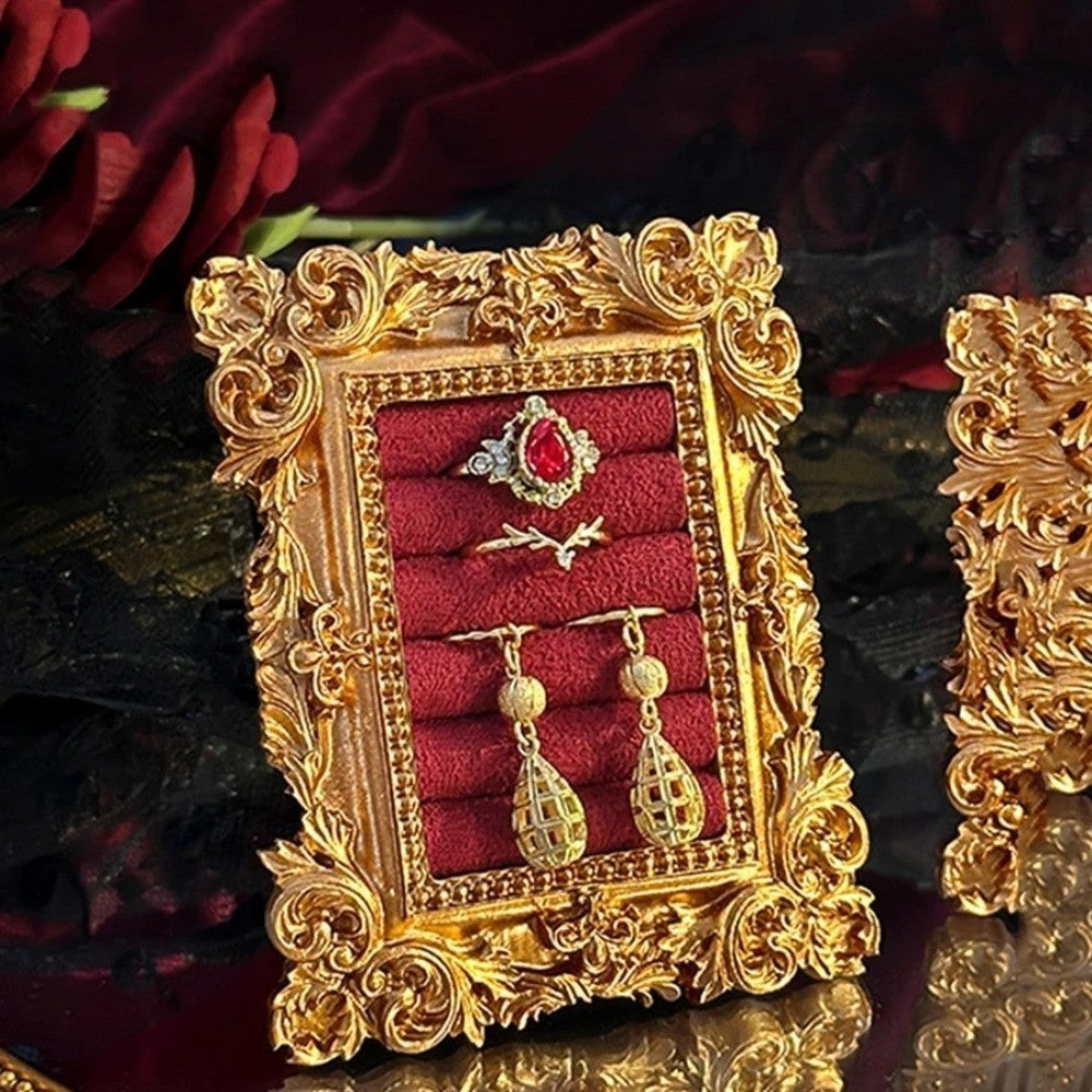 Photo Frame Ring Jewelry Tray  Photography Display Item Prop