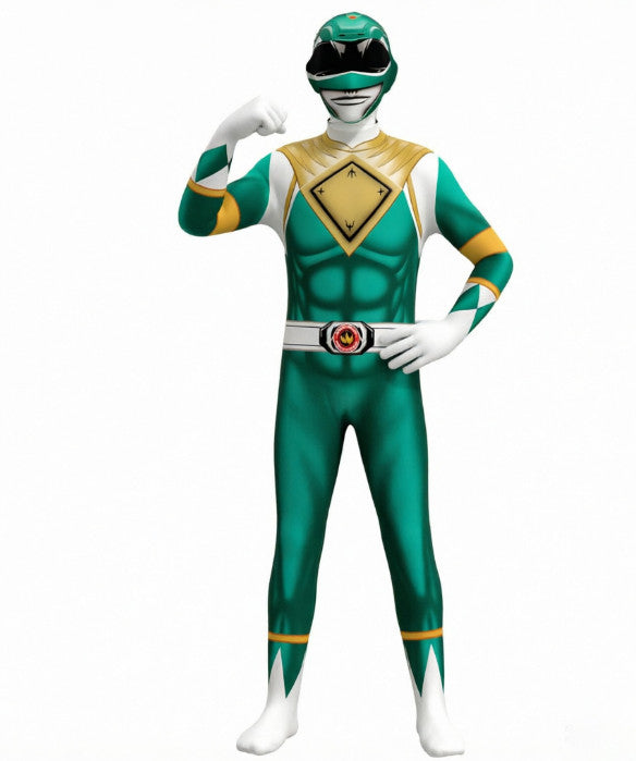 Power✨ Rangers Cosplay Costume Jumpsuits Kids Carnival Fancy Outfit Set Adult UK