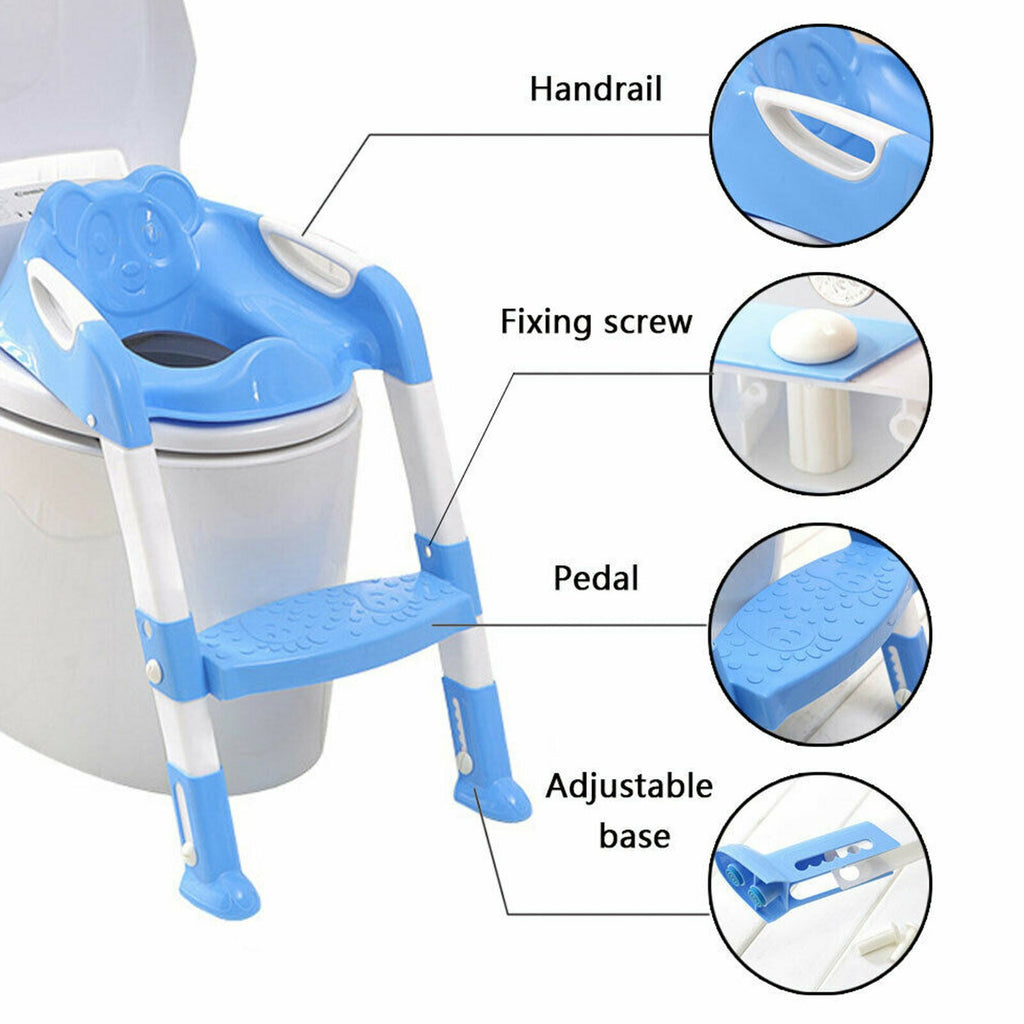 CHILDREN BABY TODDLER KID POTTY TRAINING TOILET SEAT TRAINER URINAL CHAIR LADDER