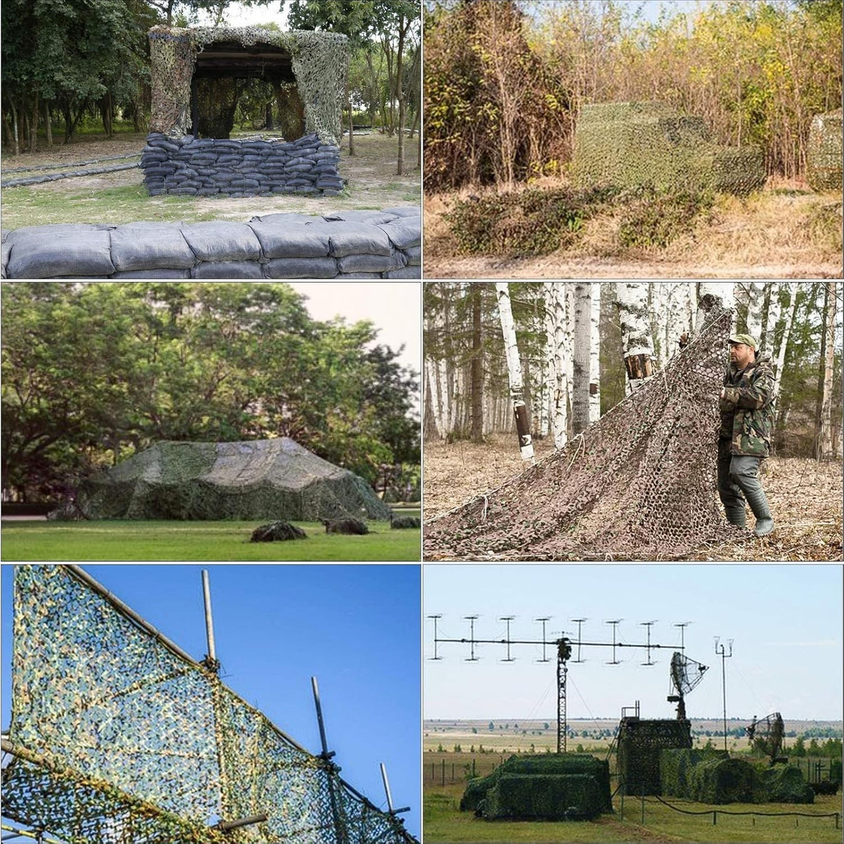Large 4x6M Camo Camouflage Net For Camping Shooting Hunting Army Shelter Cover