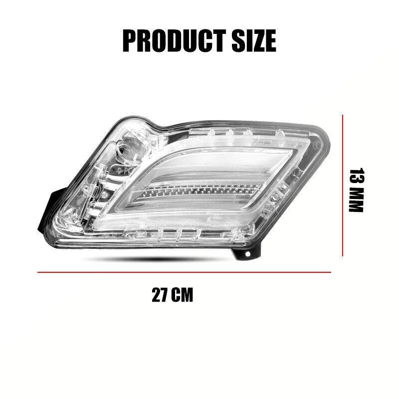 New 2x Left + Right Front Daylight Running Light LED DRL For Volvo S60 V60 2010-