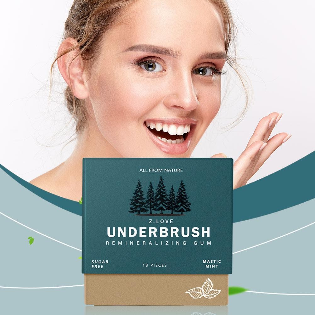 Remineralizing Underbrush With Nano-Hydroxyapatite Chewing Gum Teeth Protection