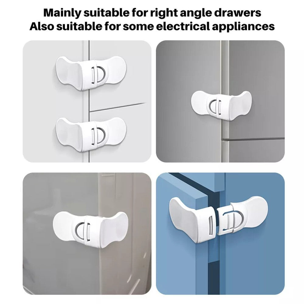 1/3/5PCS Child Safety Cabinet Locks Drawer Locks Baby Proof Cabinet Latch Draw