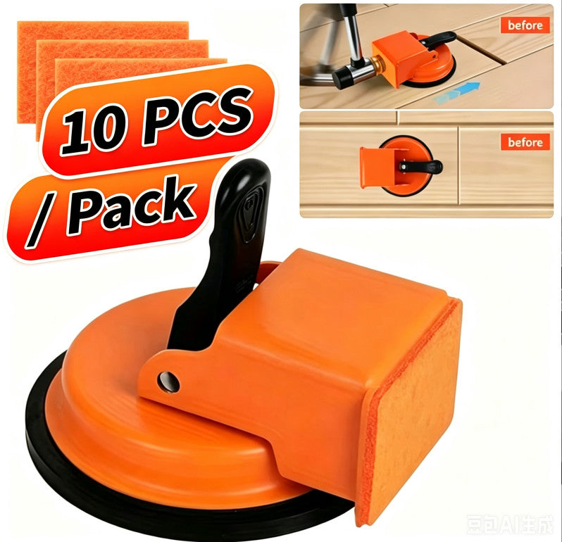 10X Floor Gap Fixer Tool with Suction Cup for Hardwood Laminate &Vinyl Flooring