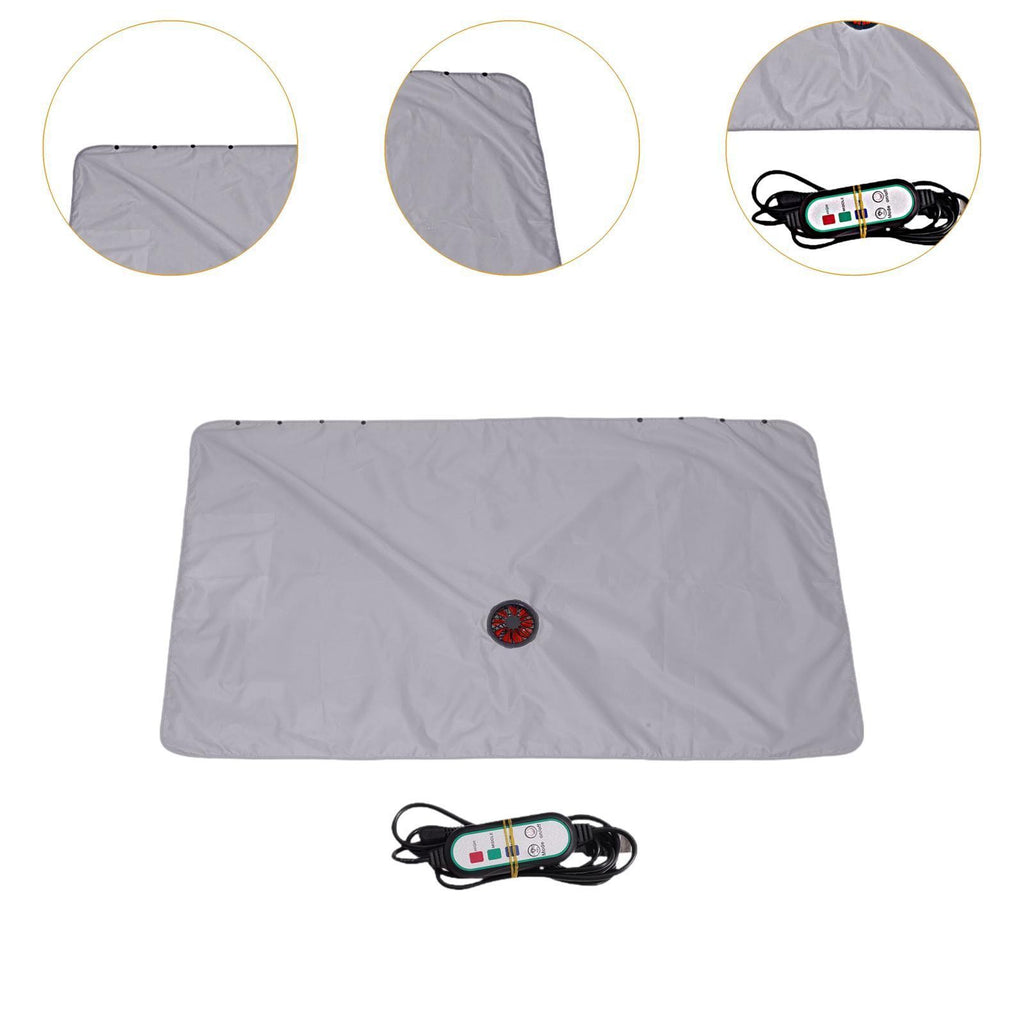 Cooling Blanket with Fan Electric Sun Protection Breathable Summer Blanket.*