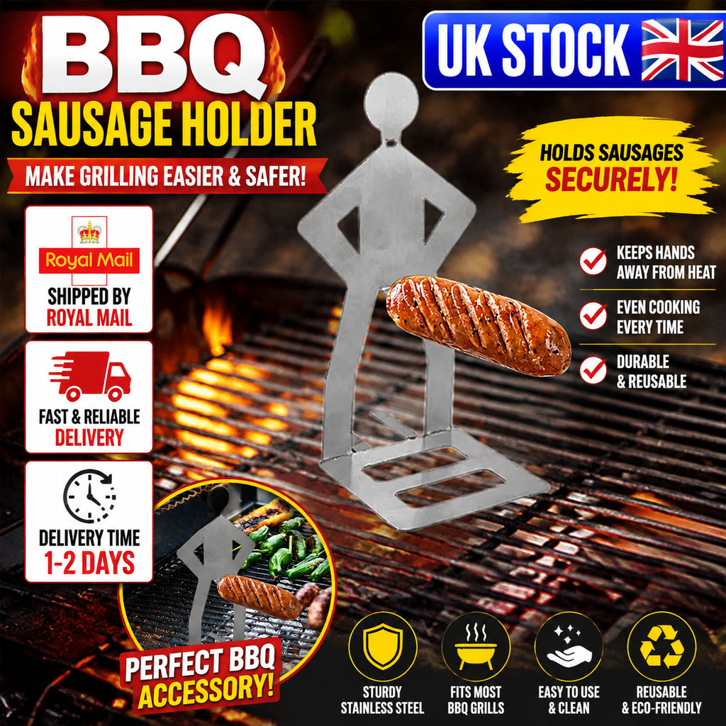 Funny 2-4PCS Hot Dog Holder Grill Rack Men Figure Rack Stands Foldable Roaster