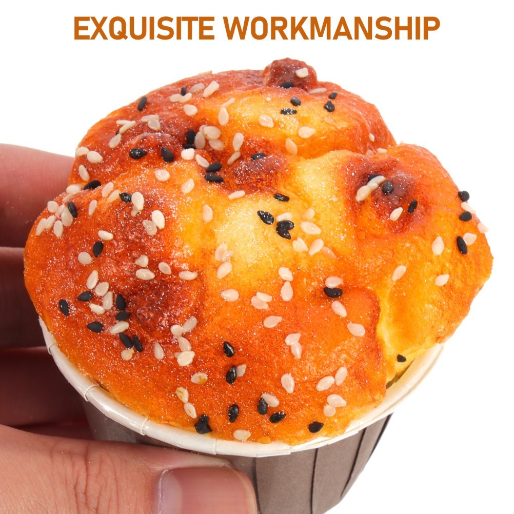 6 Pcs Artificial PU Cake Model Fake Food Decoration for Restaurant Display.*
