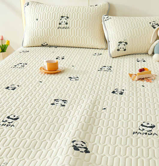 Summer Latex Cooling Mat Ice Silk Air-Conditioning Mattress Printed Cool for Bed