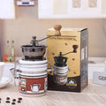 Portable Vintage Coffee Grinder Unique Manual Coffee Mill for Travels & Camping