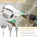 New 3 Pcs Integrated Internal & External Pipe Threading Tool Dual-Function Pipe9