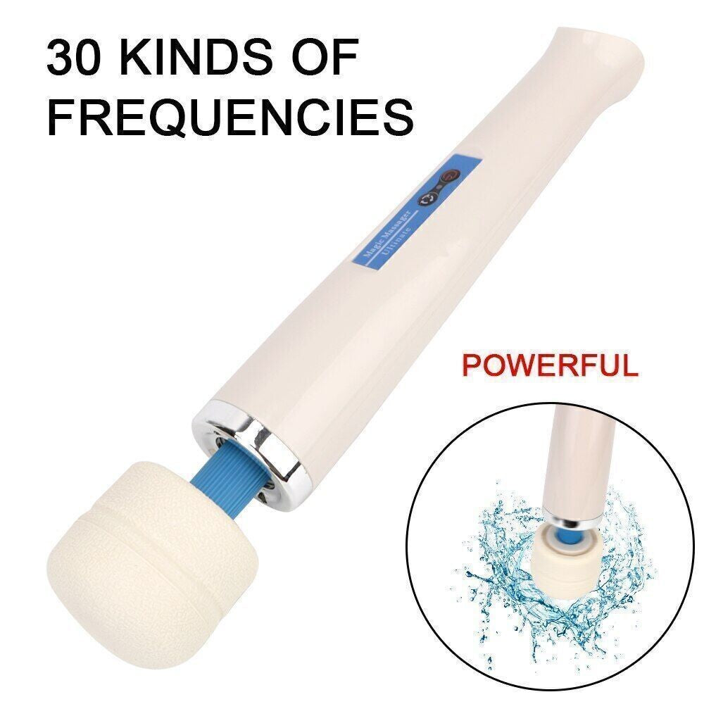 Magic Wand Massager 30 Speed Hitachi Motor Full Body Pulse Massager UK