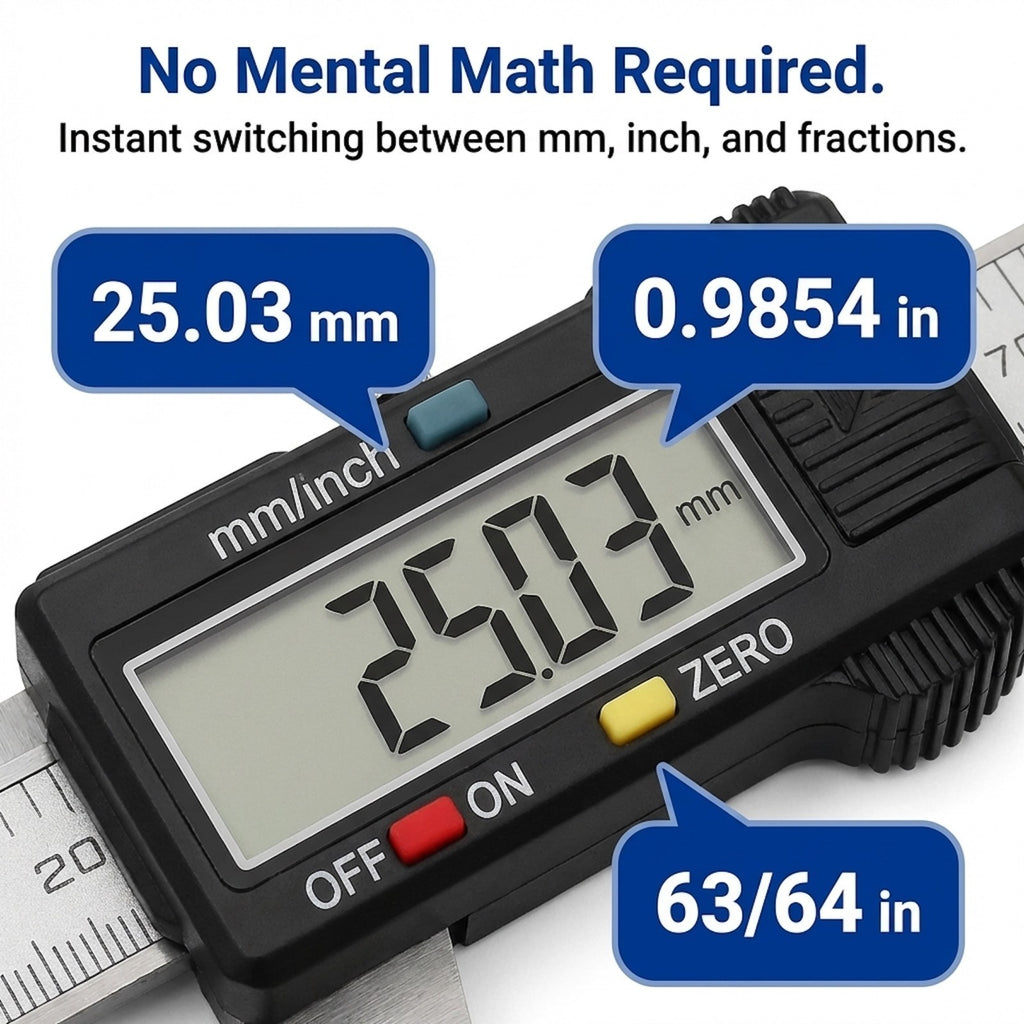 Digital Vernier Caliper Calipers 150mm Stainless Steel Micrometer Gauge Tool
