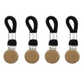 4pcs Towel Hanging Clips Clamps Braided Multipurpose Cotton Loop Metal Hook Home