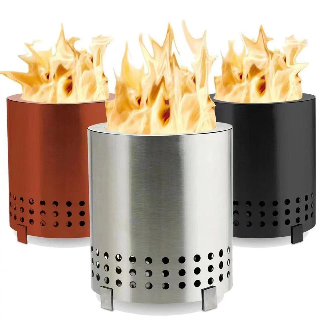 Stove Mesa Tabletop Fire Pit with Stand Low Smoke Outdoor Mini Fire for Suburbs