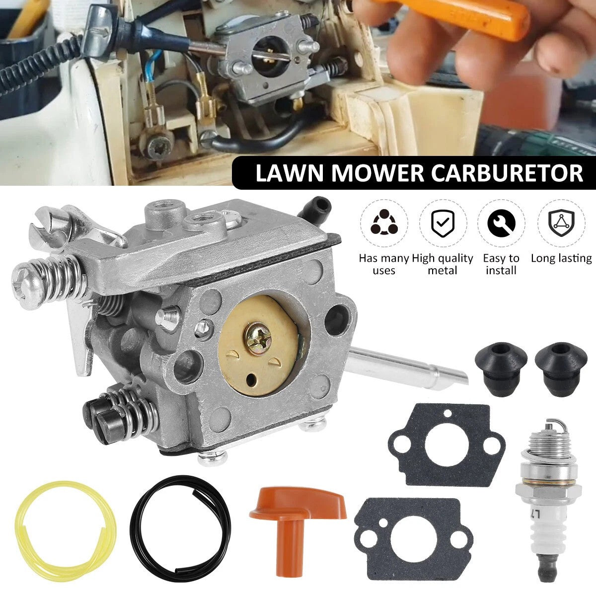 Carburetor Carb For Stihl FS48 FS52 FS56 FS62 FS66 FS81 FS86 FS88 new