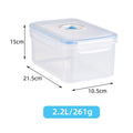 Vacuum Container with Pump, Food Sealed Container, Leakproof Multipurpose Fresh