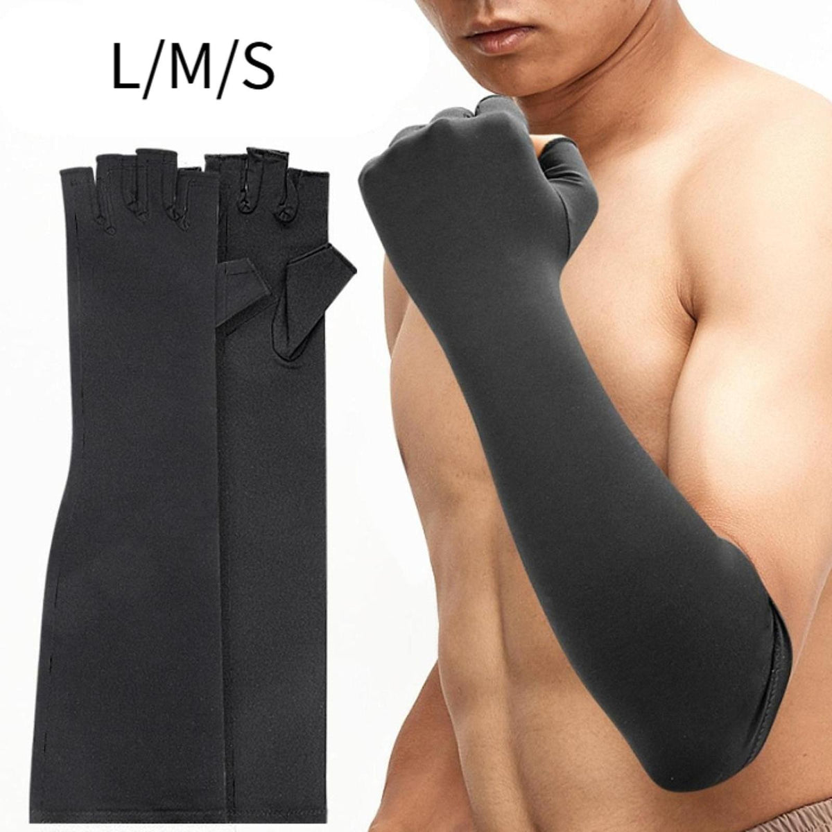 Long Compression Gloves Comfortable Wrist Support Hand Protection Sports Gloves