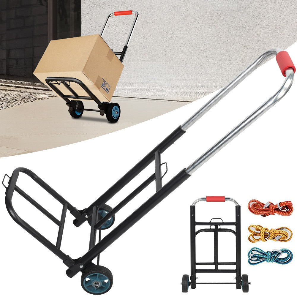 Heavy Duty Folding Lightweight Hand Sack Trolley Cart Wheel Truck Barrow UK NEW