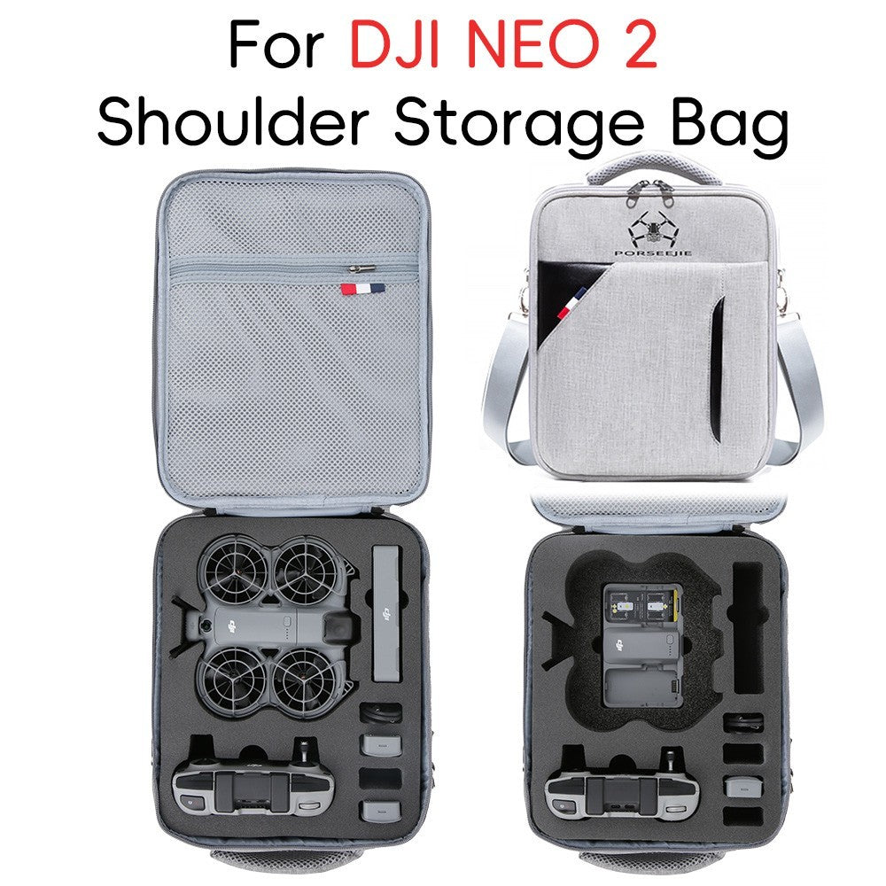 For DJI Neo 2 Drone RC-N3 Storage Shoulder Bag Portable Carrying Case Travel Bag