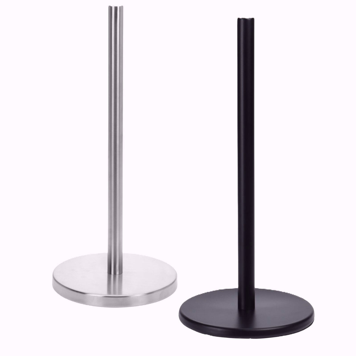 Kitchen Roll Holder Sleek Modern Kitchen Roll Holder Black Silver Free Standing