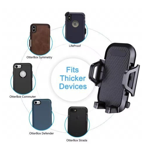 Universal 360° Mount Holder Car Windshield Stand For Mobile Cell Phone GPS Black