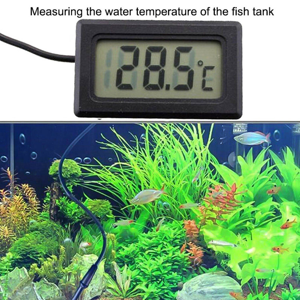 5x Thermometer Temperature Meter Gauge with Waterproof Sensor Probe Digital LCD