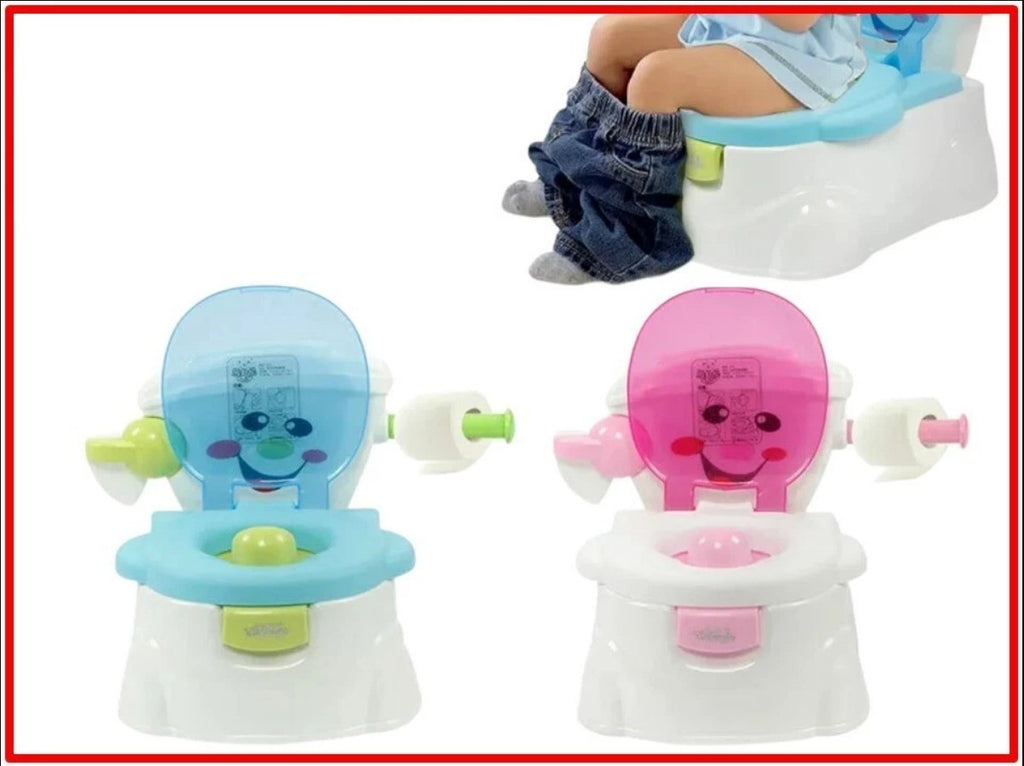 2 in 1 Kids Baby Toilet Seat Toddler Training Potty Trainer Safety Chair Urinal