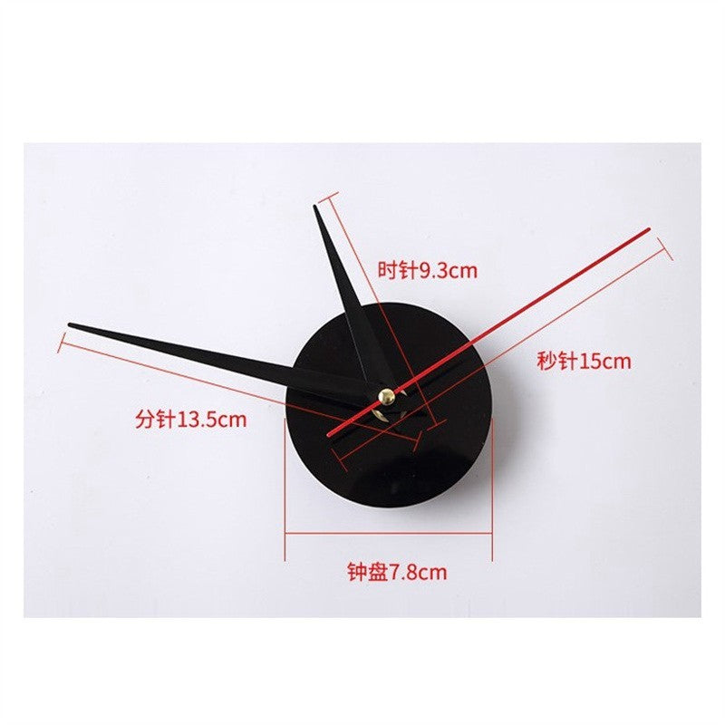 Modern Office Room Home Wall Large Number Sticker DIY Clock Decor Acrylic