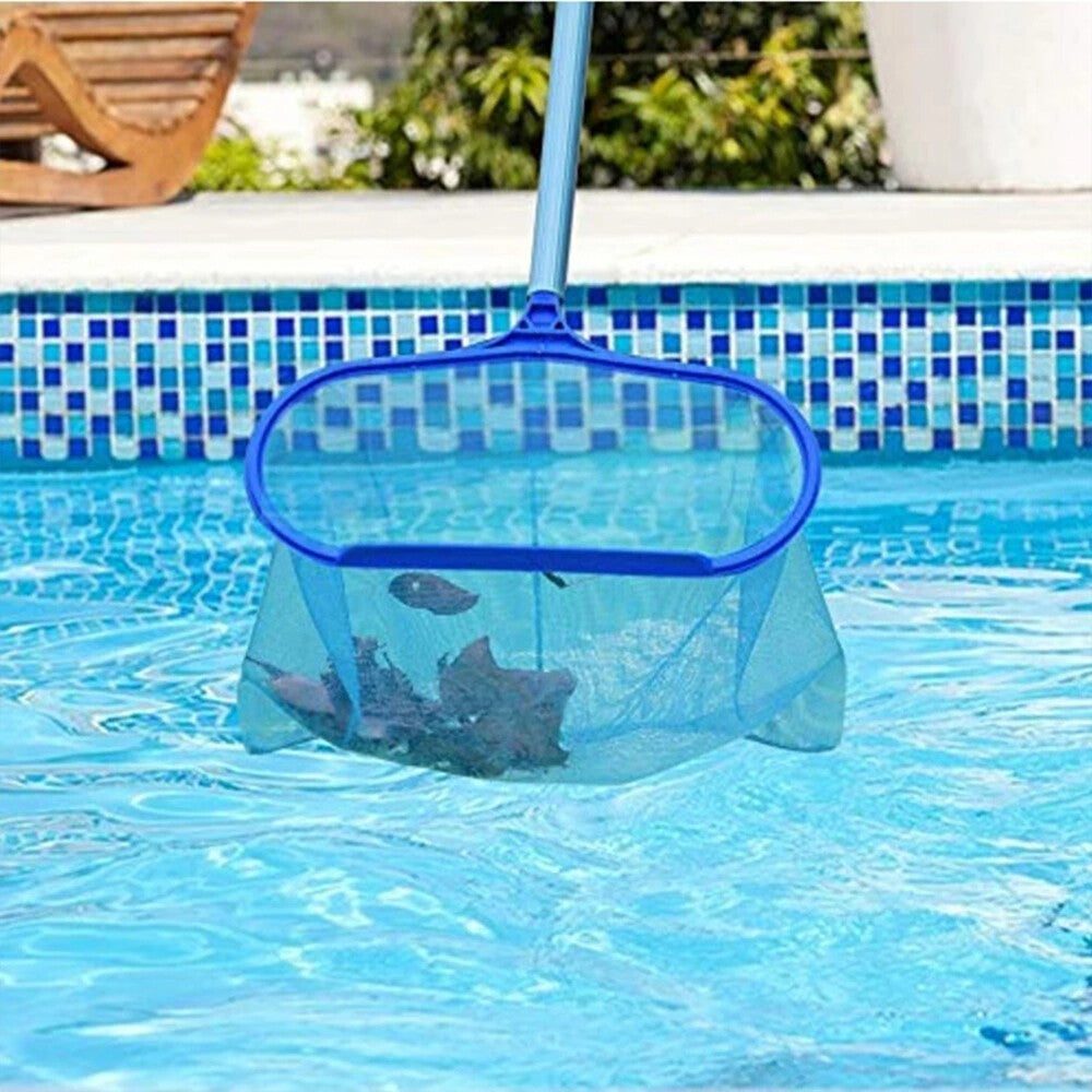 Swimming Pool Deep Debris Skimmer Leaf Fine Mesh Net Cleaning Scoop Pond Hot Tub