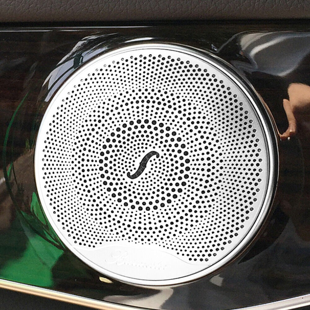 4XCar Door Audio Speaker Cover For Mercedes Benz E/C/GLC Class W213 W205