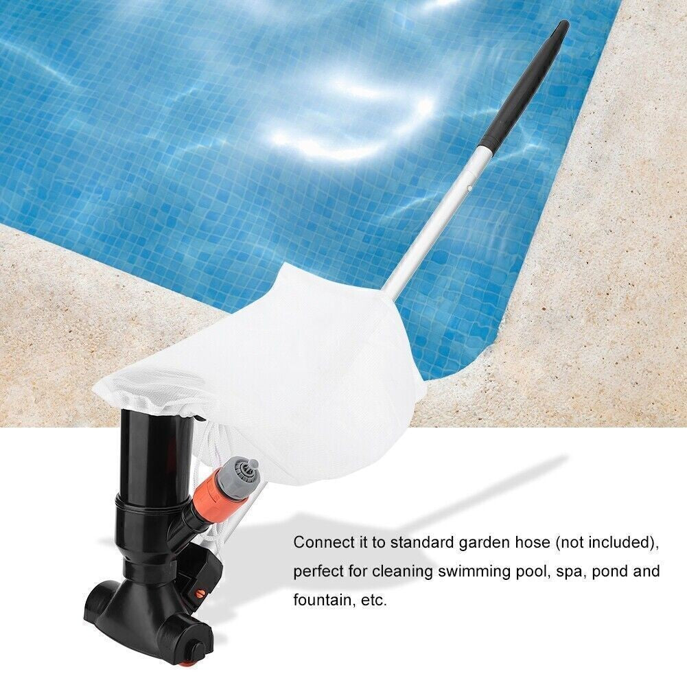 Pool Vacuum Cleaner with Net Pool Cleaning Kit Paddling Pool Cleaner Pond Vacuum