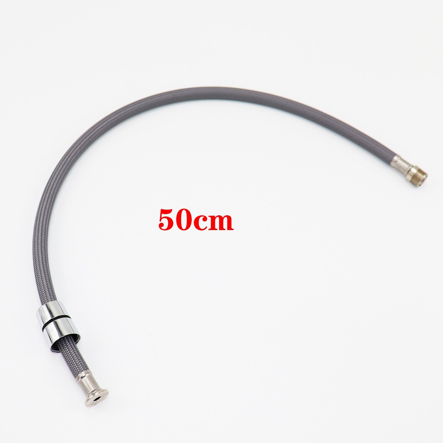 50/60Cm F1/2 M15*1 Pull Out Faucet Hose Nylon Braided Flexible Water Hose fo