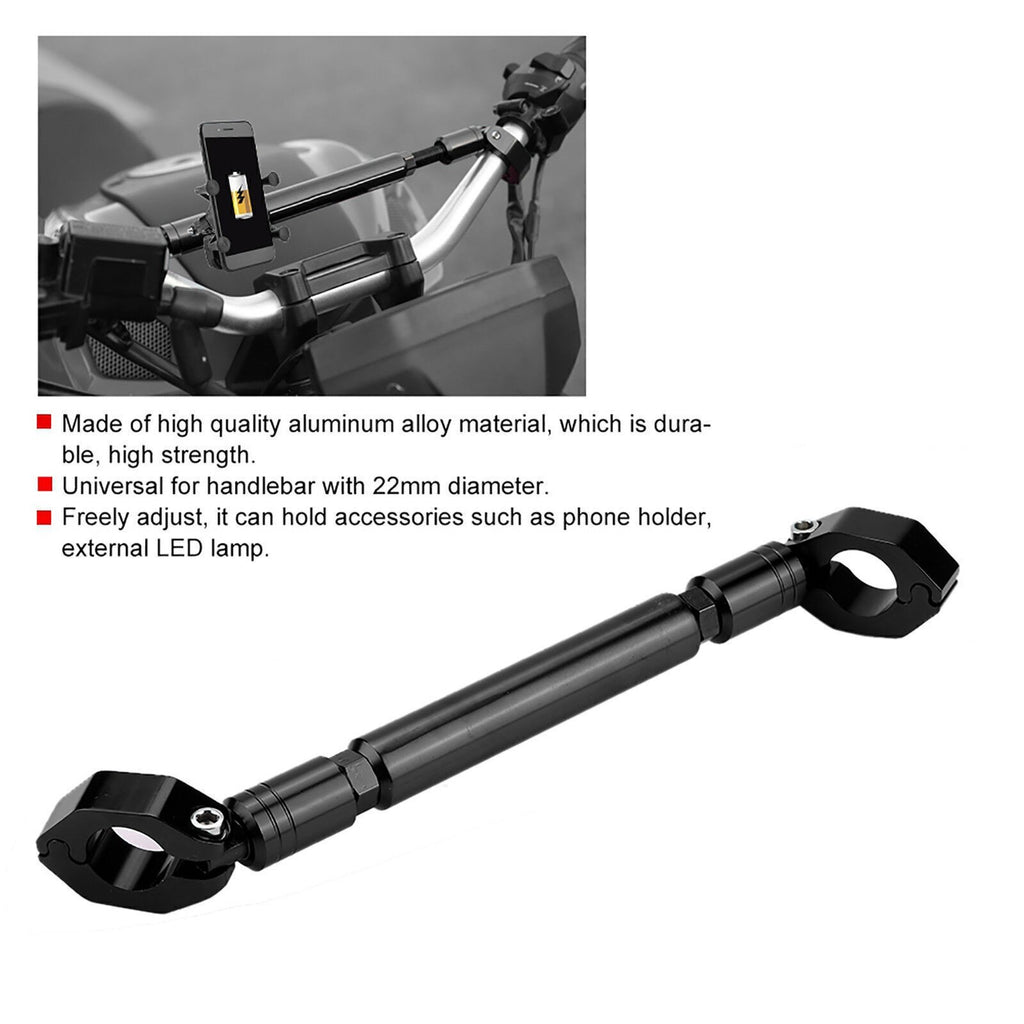 Motorcycle Motor Bike Handlebar Brace & Clamp Bar Crossbar Set Universal UK