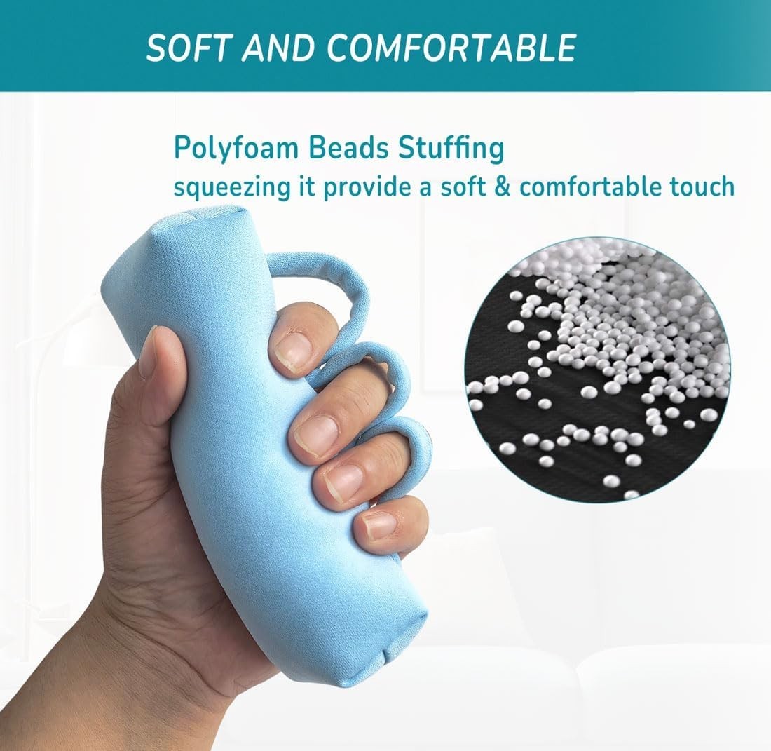 Palm Protector for Hand Contracture with Separators, Palm Grip Cushions