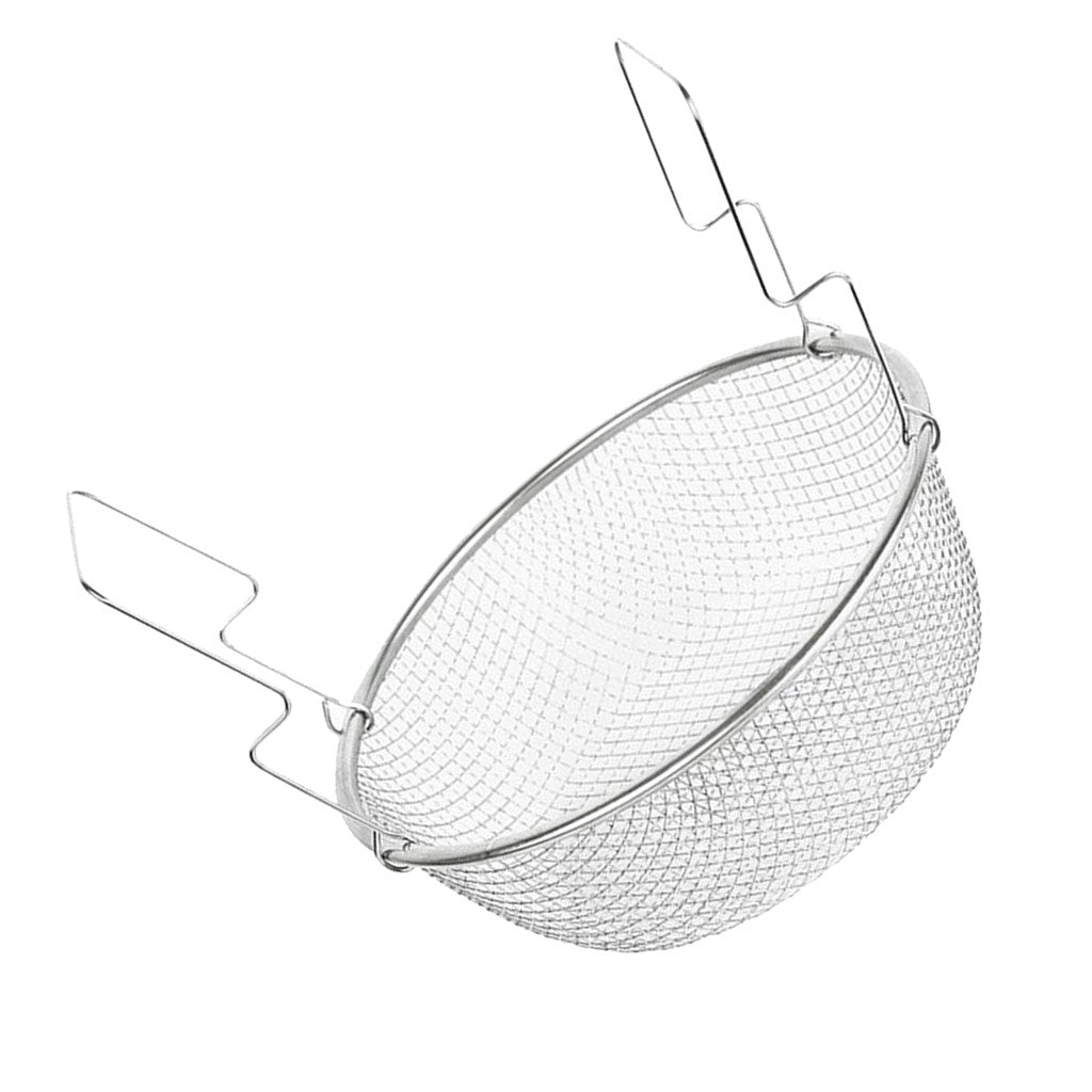 Chip Pan Basket Fryer Fries Strainer Stainless Steel Wire Bucket Kitchen Tools