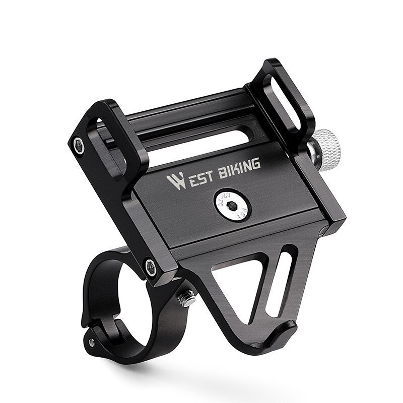 WEST BIKING Aluminum Alloy Bike Bicycle Handlebar Mobile Phone Holder Rack Mount