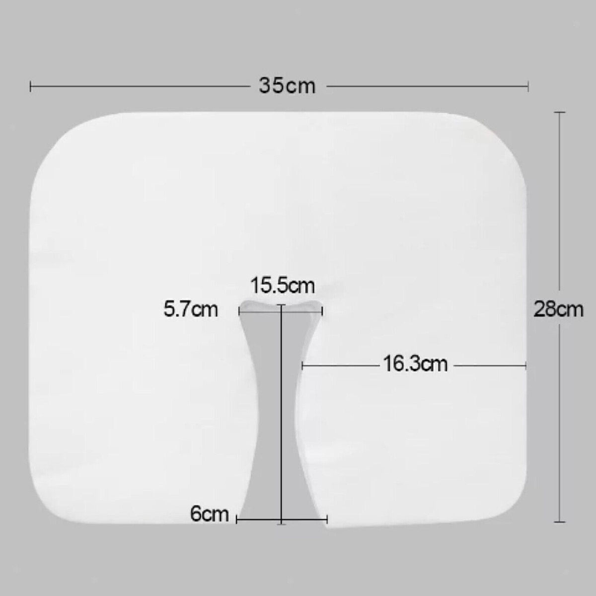 Pack Of 100, Soft Disposable Massage Table Face Cradle Head Rest Cover
