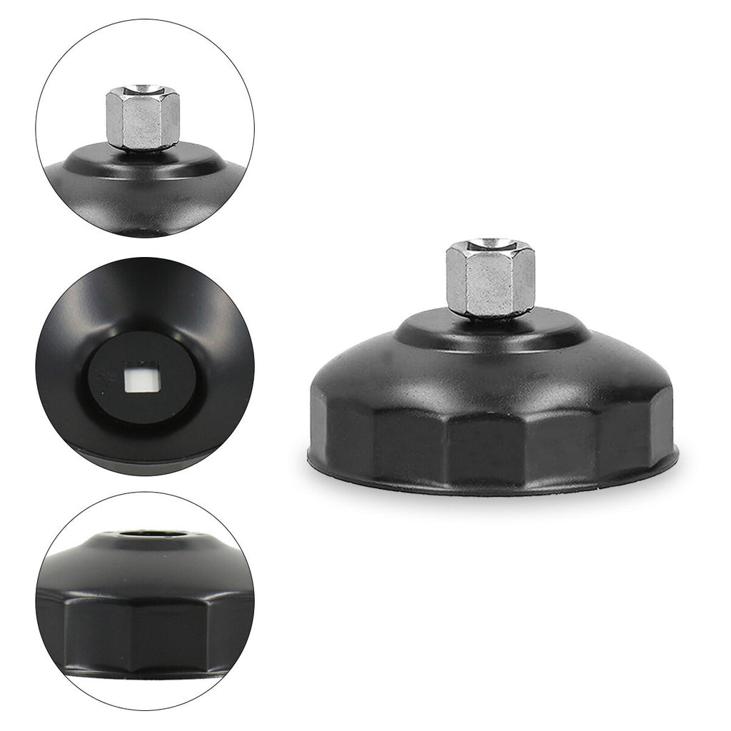 16Pcs Cap Oil Filter Wrench Set 3/8" Drive Car Automotive Removal Socket Tools