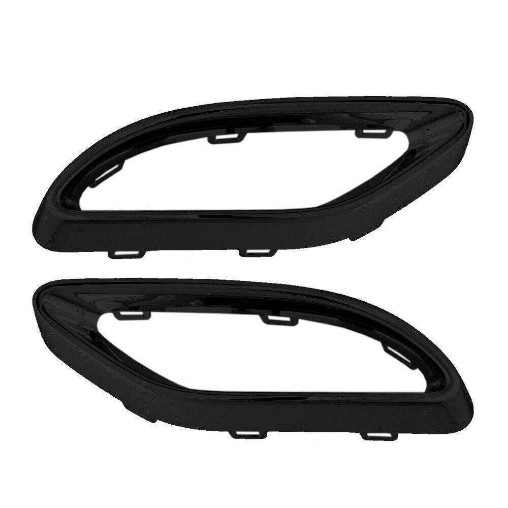 Pair L+R Exhaust Tips Tailpipe Cover Trim For Benz C-Class W205 S205 C205 A205