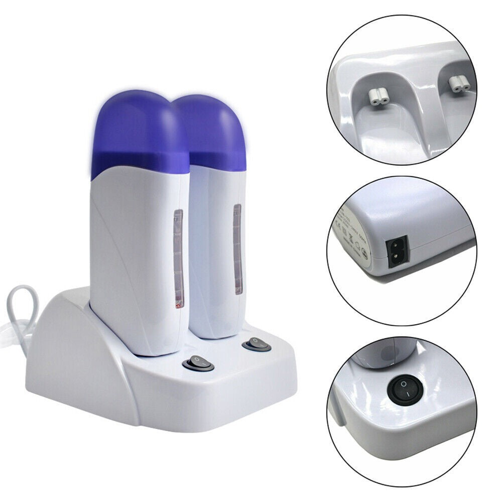 Electric Depilatory Roll Wax Heater Roller Hair Removal Depilation Machine
