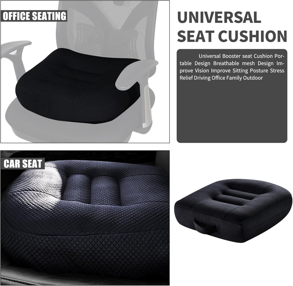 Car Seat Cushion Car Booster Heightening Driver Posture Cushion Reduce Fatigue